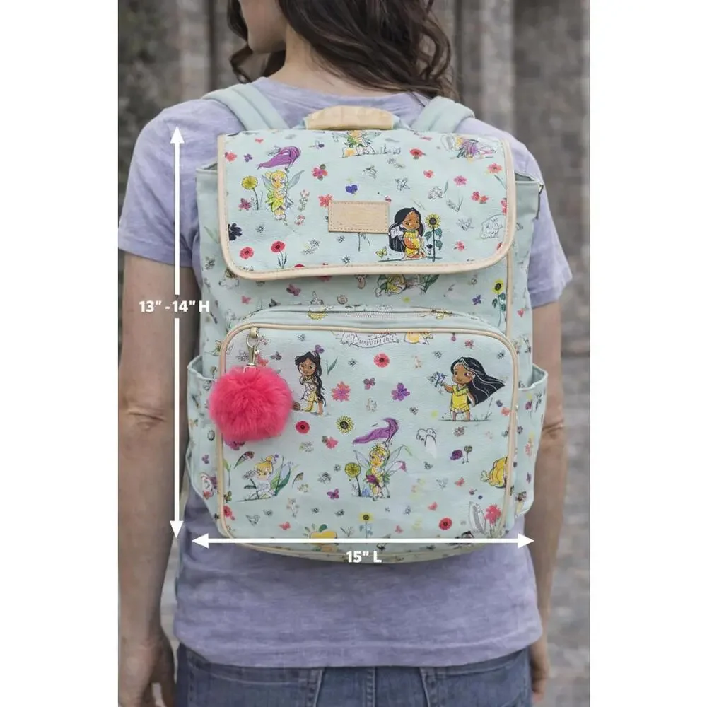 Disney Animators Collection Mint Green Princesses Backpack - Picture 1 of 9